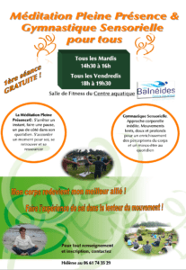 Méditation pleine présence et gymnastique sensorielle
